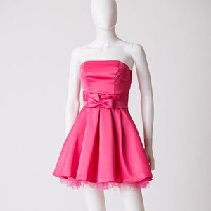 pinup hot pink dress